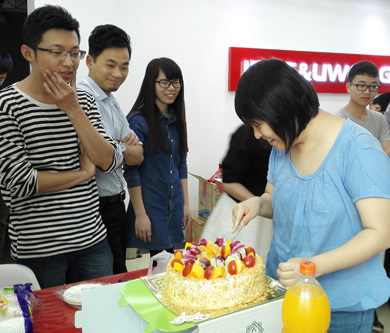 優(yōu)網(wǎng)科技員工4、5月生日活動剪影