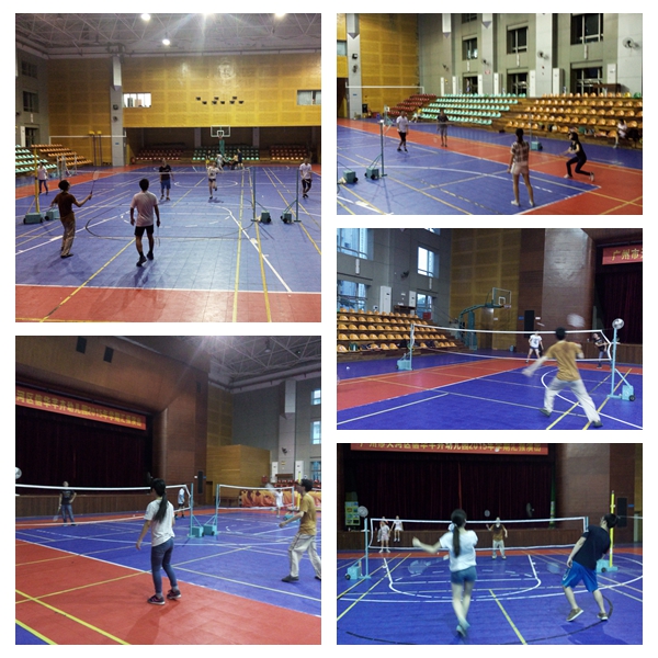 运动不止，优网科技开展篮球羽毛球健身运动