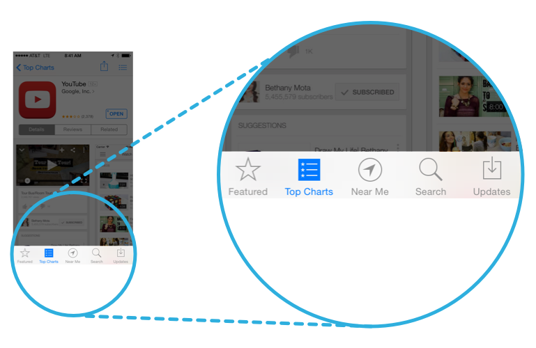 iOS 的时钟图标的两种样式