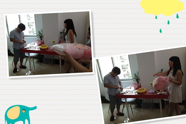 优网网站建设公司员工8、9月生日活动剪影